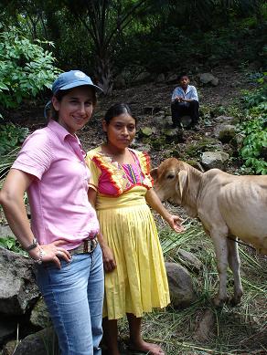 María Pacheco and a woman of the Maya Chortí