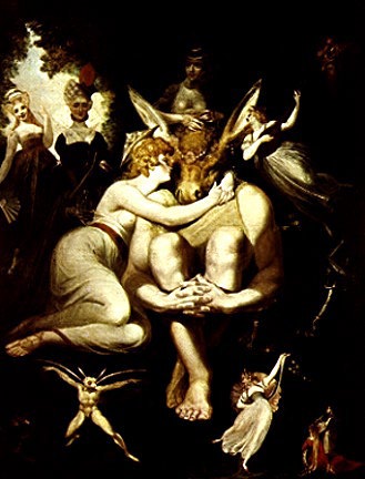 Titania, Bottom and Fairies by Fuseli