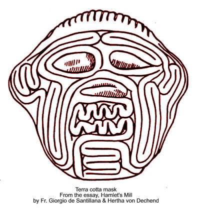 Humbaba/Humama terra cotta mask