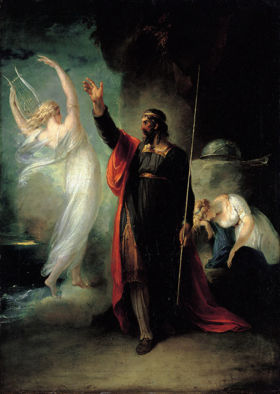 Prospero and Ariel by William Hamilton