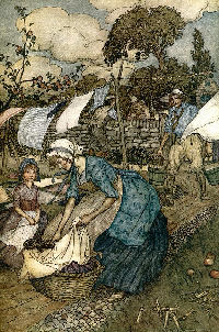 Rip Van Winkle's Farm - Arthur Rackham