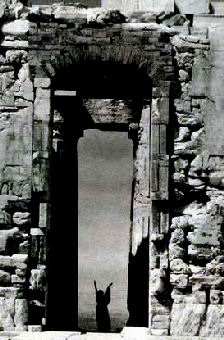 Isadora Duncan at the Parthenon, photograph by Edward Steichen, 1920