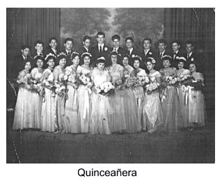 Quinceanera retinue